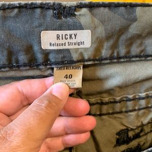 True religion camo size 40